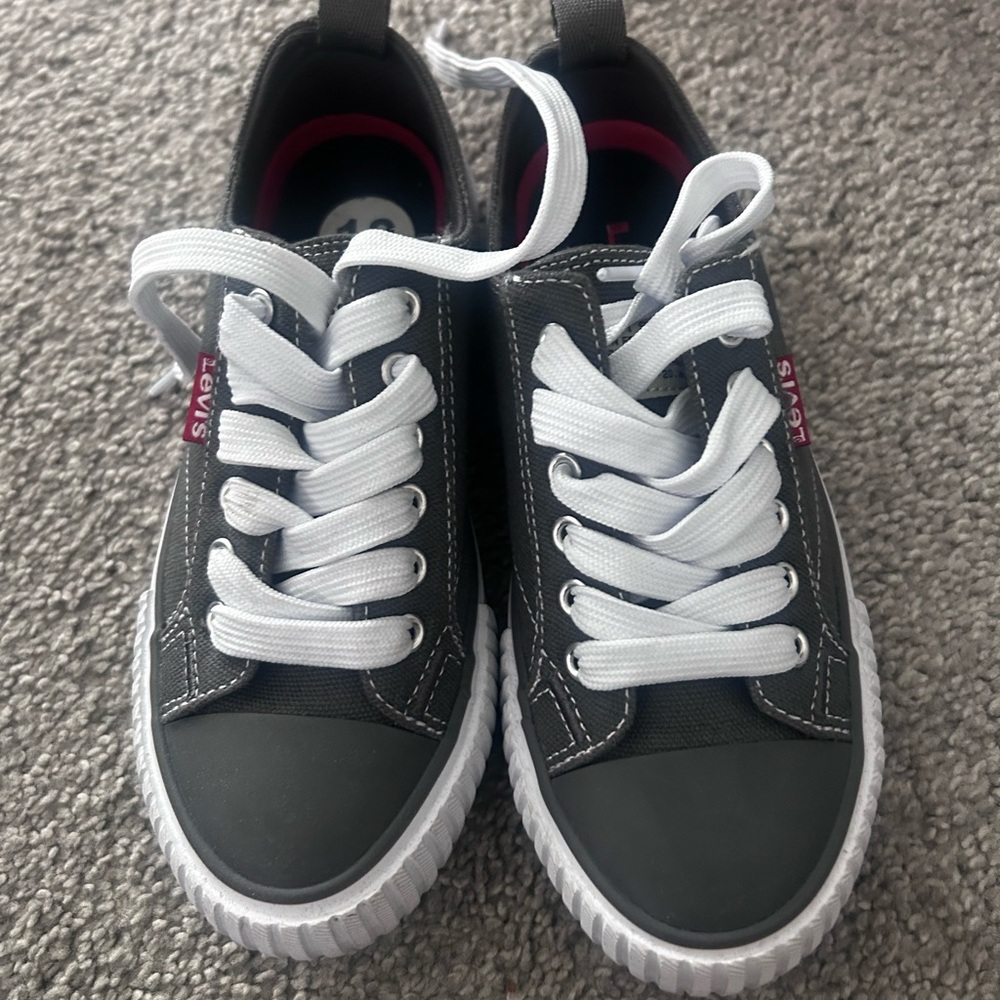 Levi's Kids Black and White Sneakers